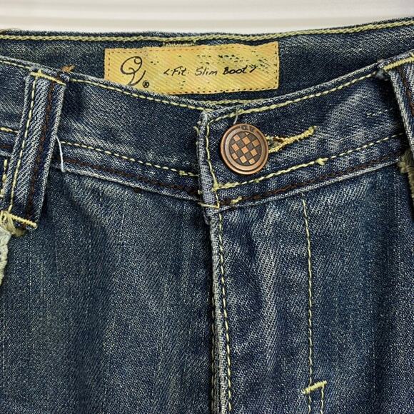 OV Denim Jeans Womens Actual Size 34Wx29L Blue Lift Slim Straight Leg Med Wash - Picture 2 of 12